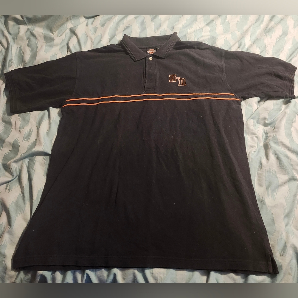 Harley Davidson Short Sleeve Polo Shirt Men's Size 3XL Chicago IL